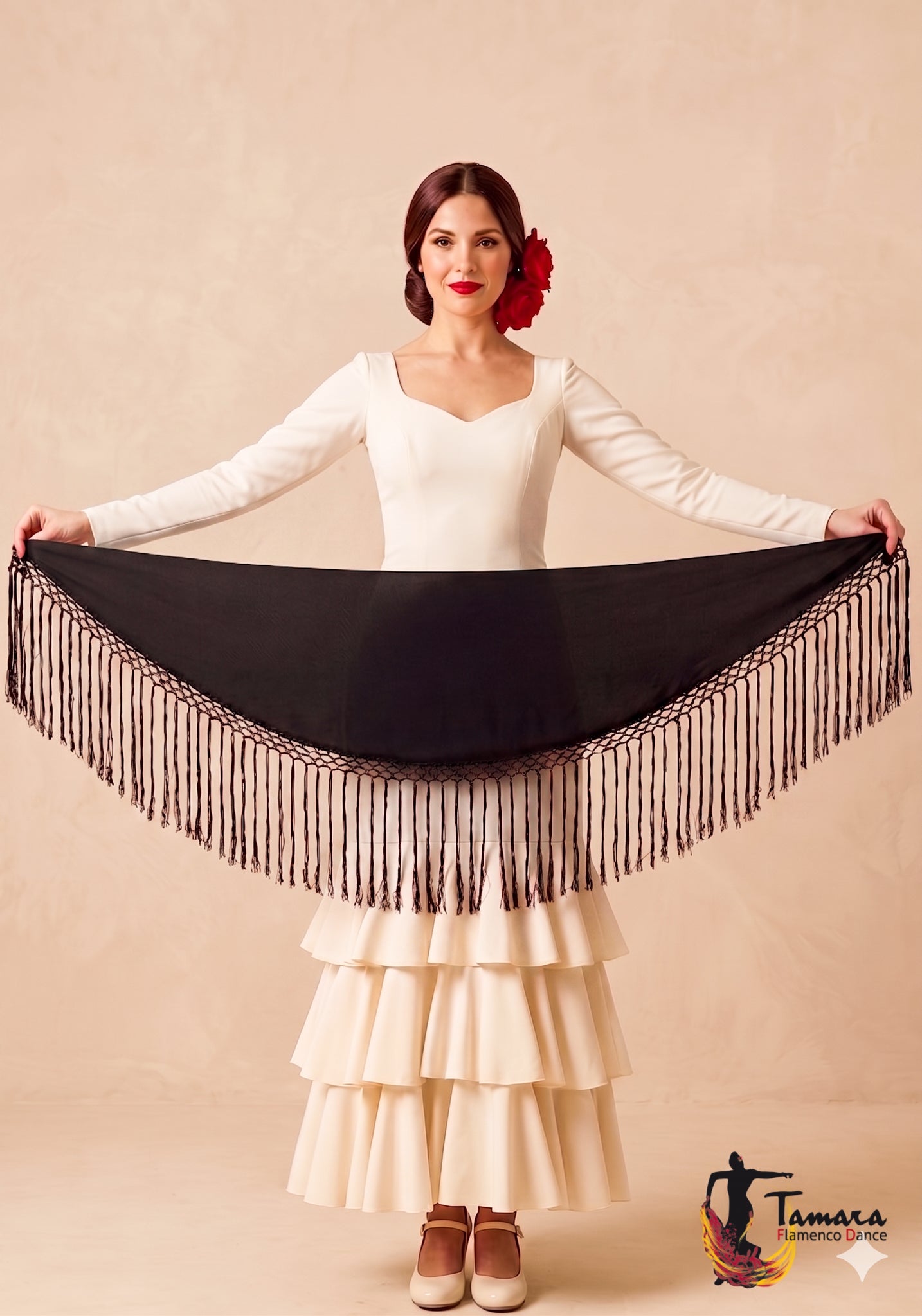 Mantoncillo Mujer - Crep Negro
