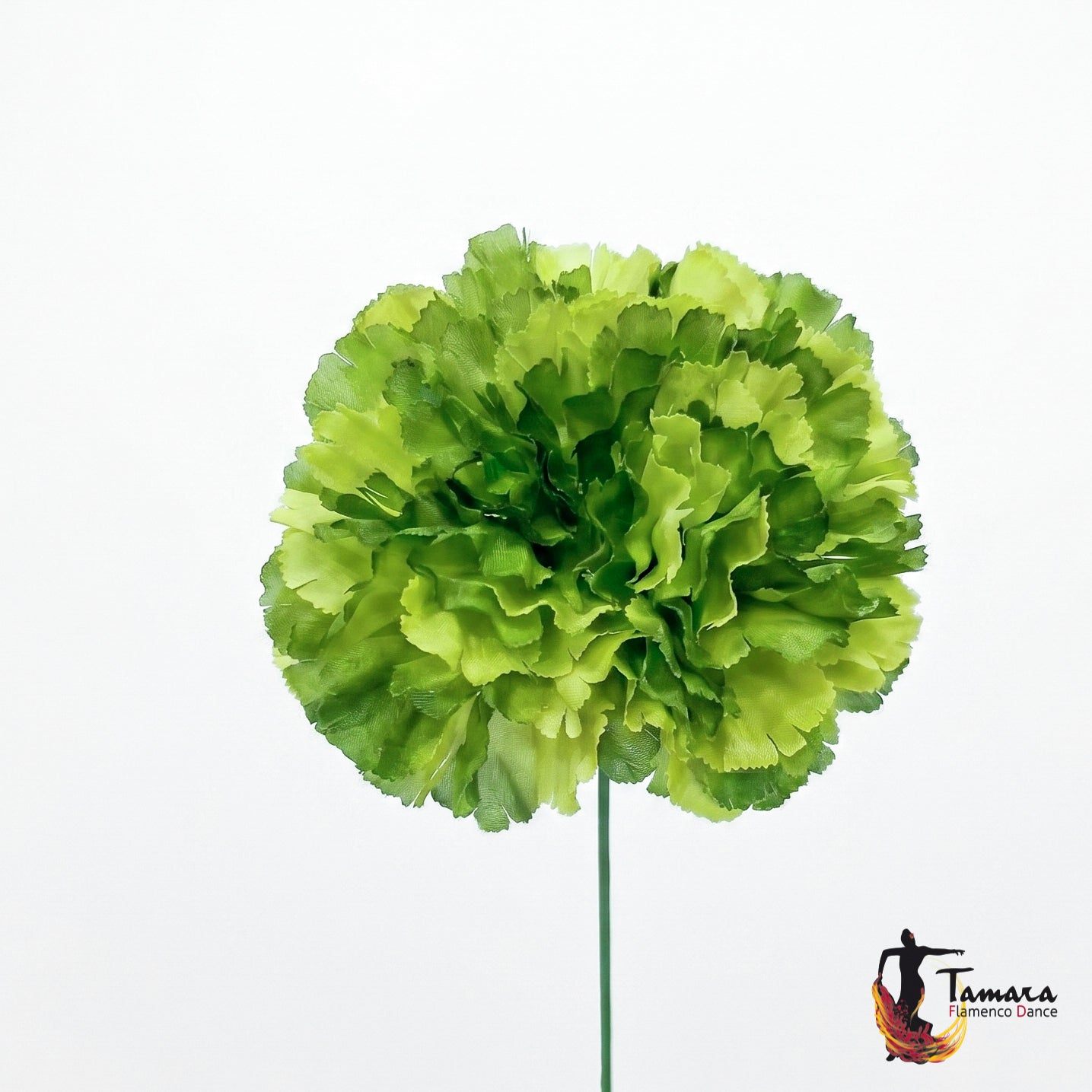 Ramillete 4 claveles Flamenca Verde
