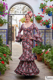 Traje de flamenca Quema