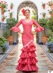 Traje de gitana Alegria Coral