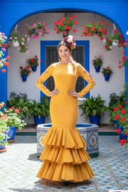 Traje de flamenca Silvia (Bordado)