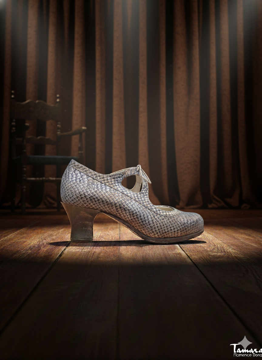 Zapatos de flamenco Buleria piel serpiente Edición Especial