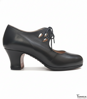 Zapatos de flamenco Jaleo piel Negro