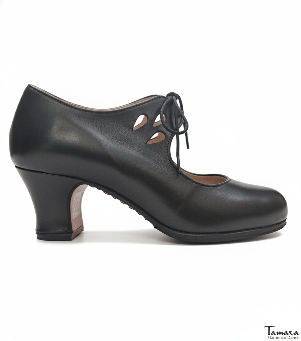 Zapatos de flamenco Jaleo piel Negro
