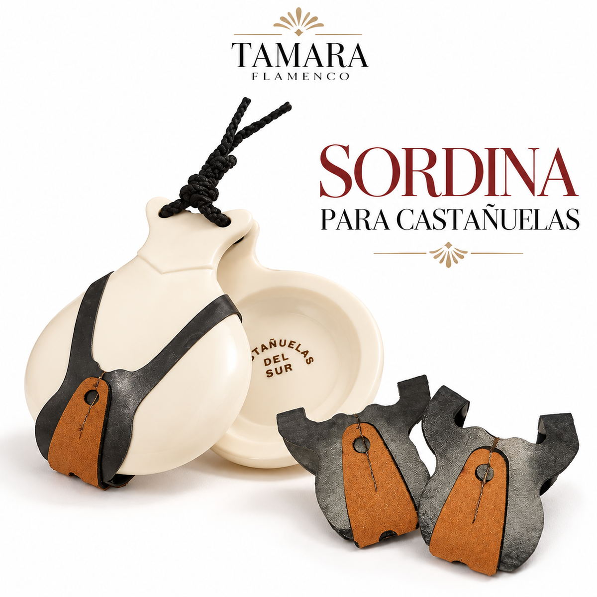 Sordina/Silenciador para castañuelas