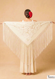 Mantoncillo Verona - Bordado Beige Beig