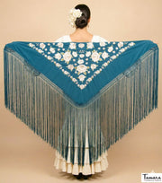 Mantoncillo Verona - Bordado tonos tierra