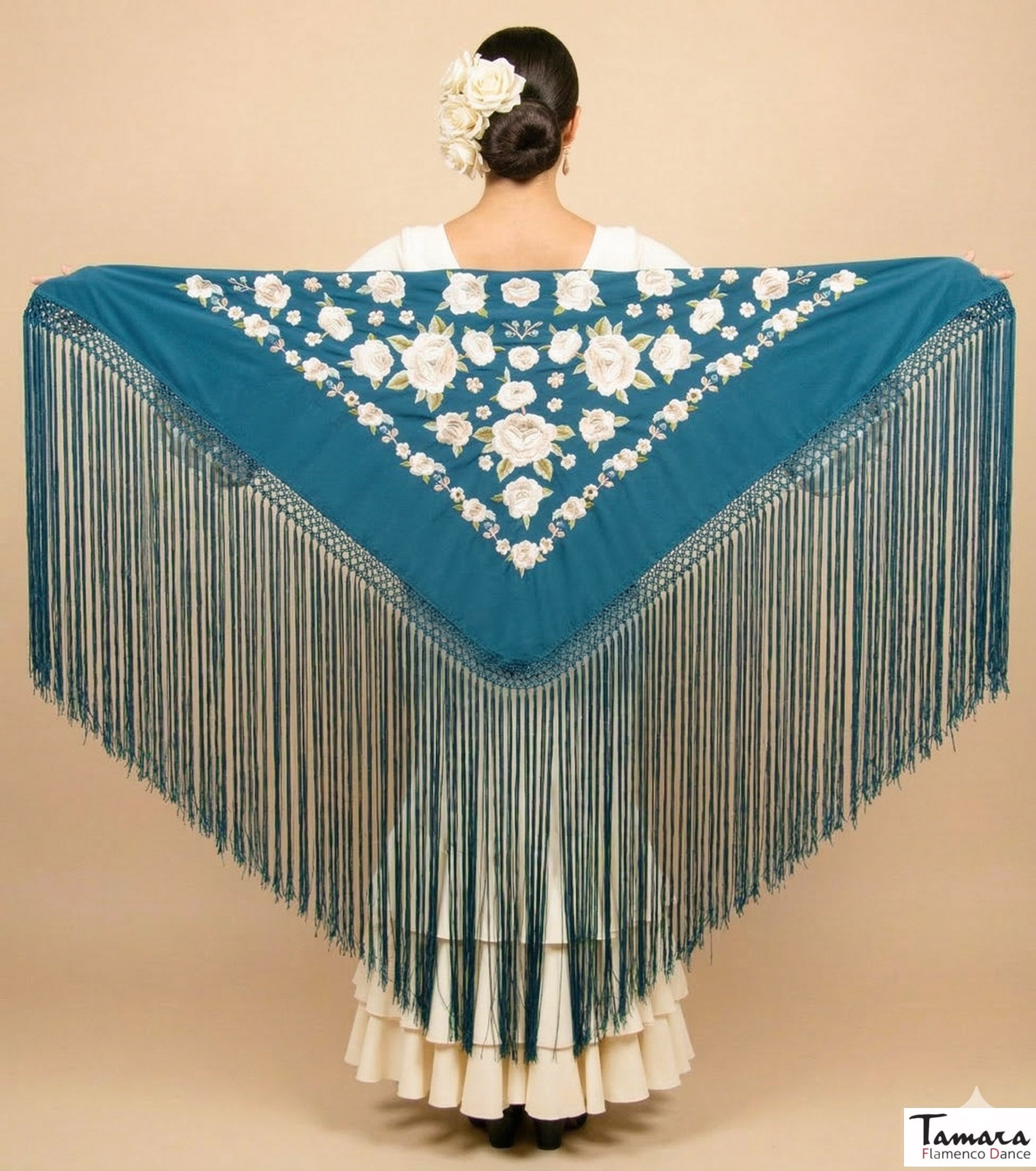 Mantoncillo Verona - Bordado tonos tierra