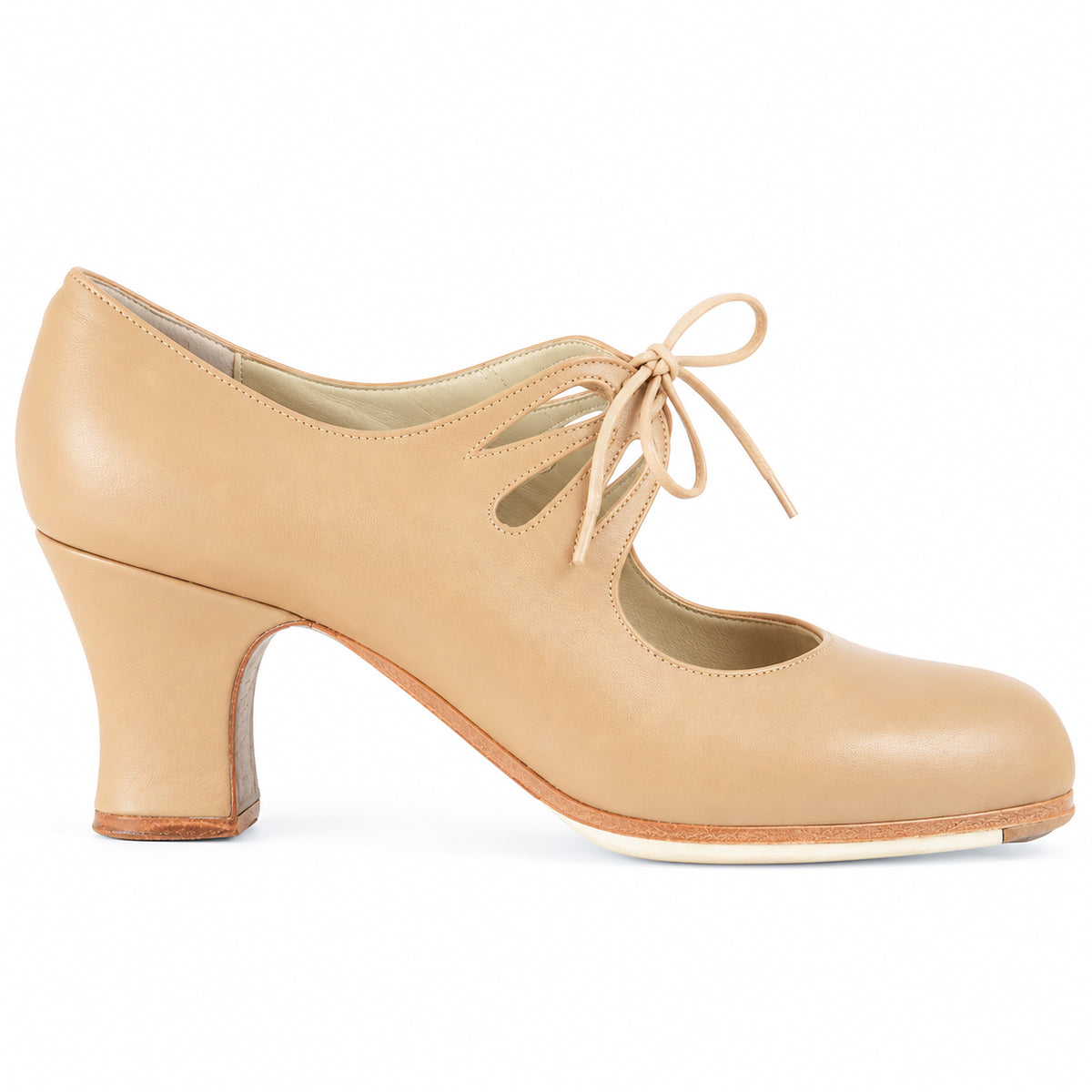 Zapatos flamenco Cordonera Calado Carrete 6cm