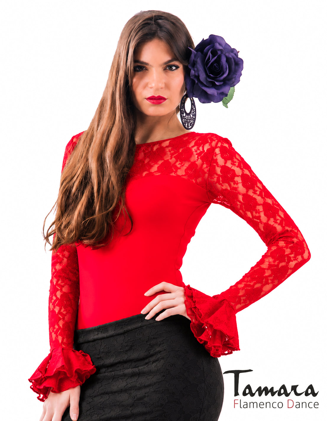 Body Desplante con volantes Rojo