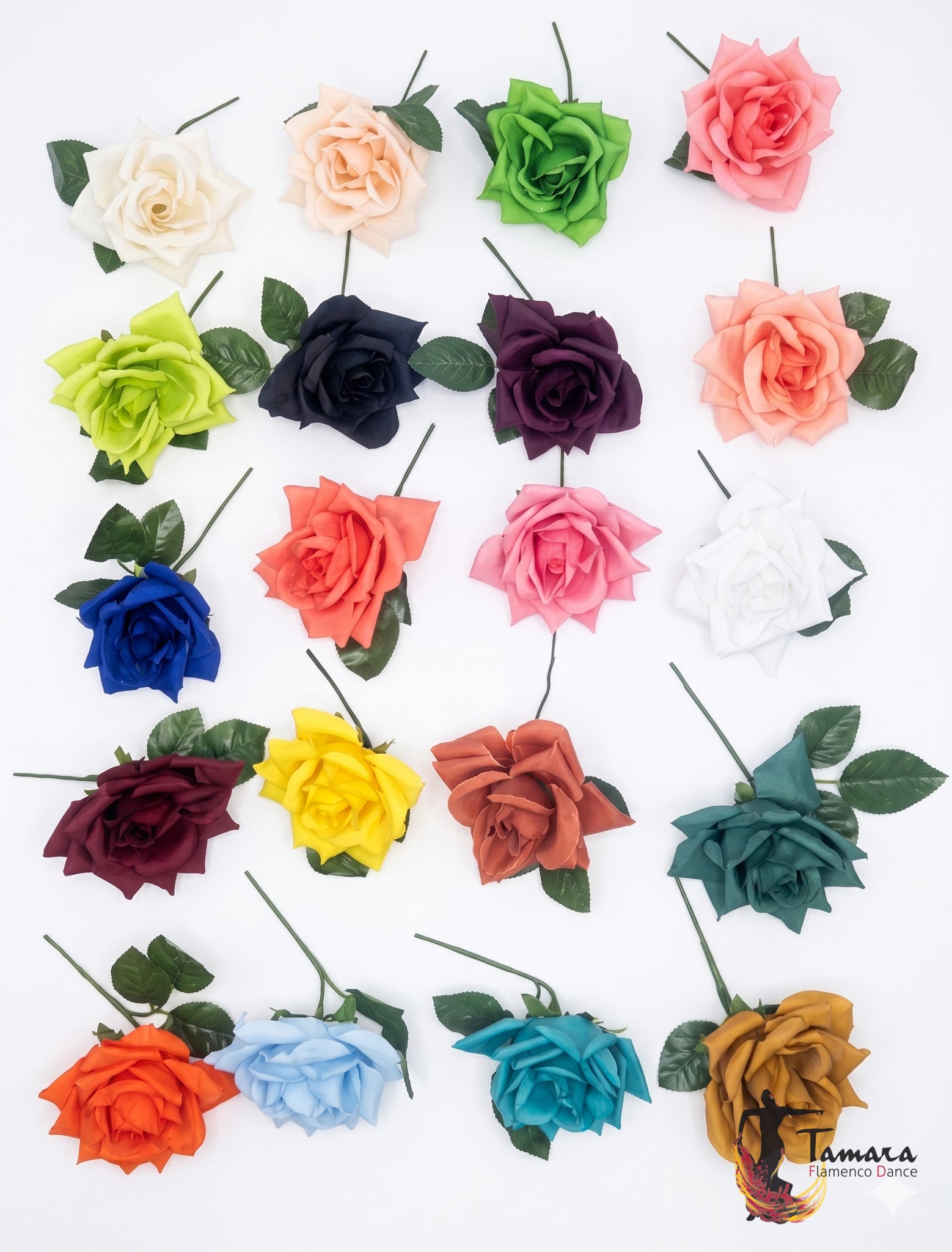 Flor Flamenca Malagueña - 10 cm