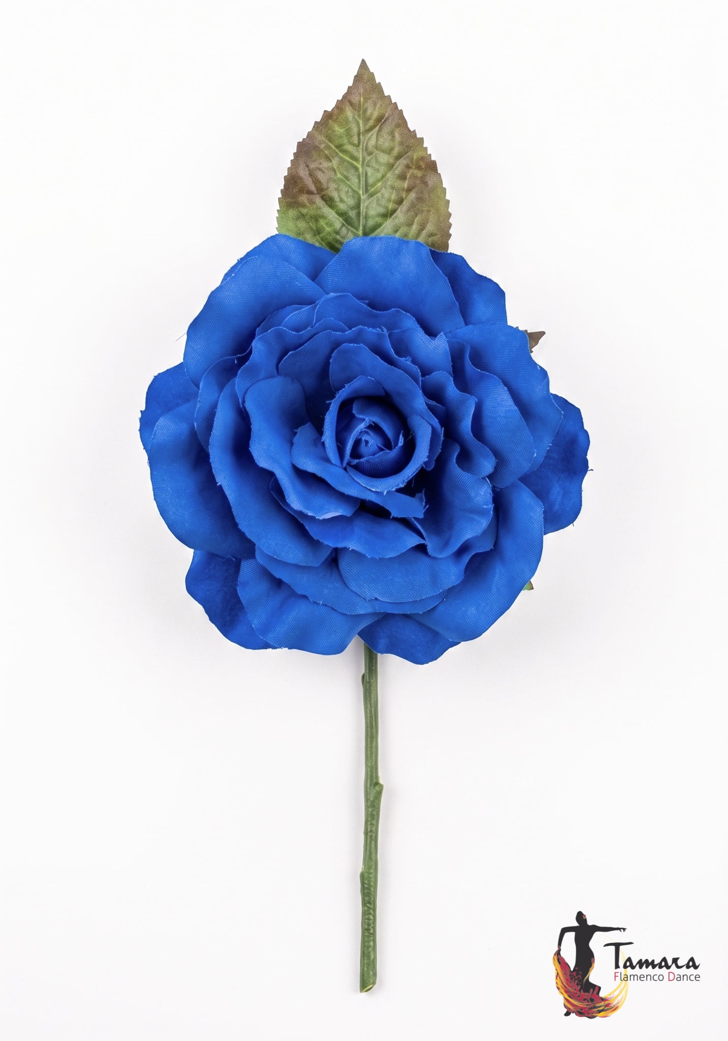 Flor Flamenca Plana - 11 cm Azulina