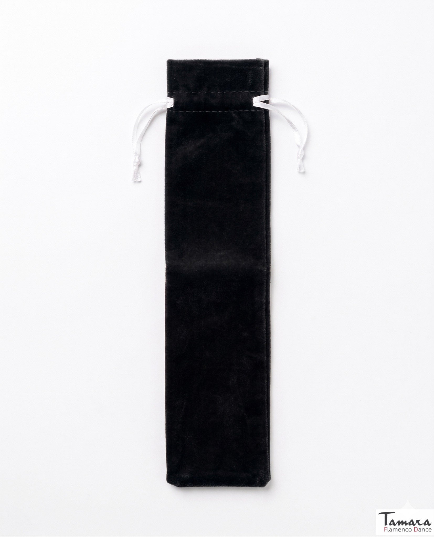 Funda Abanico Terciopelo - 23 cm Negro