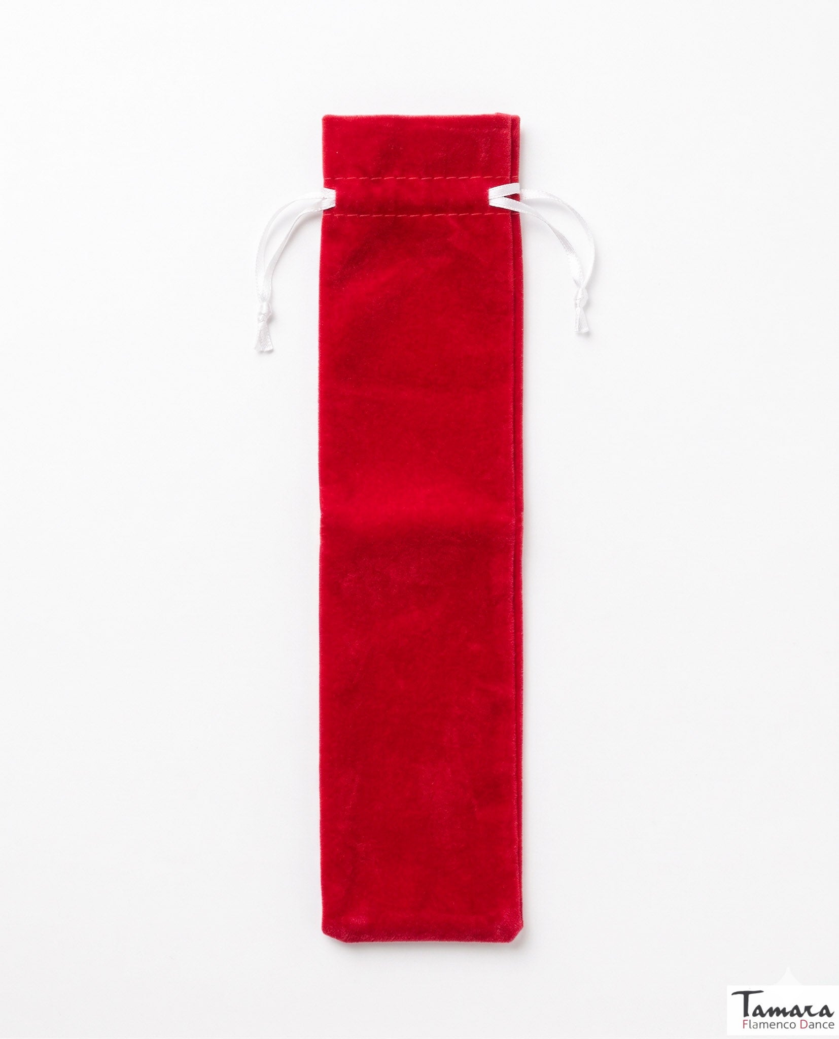 Funda Abanico Terciopelo - 23 cm Rojo