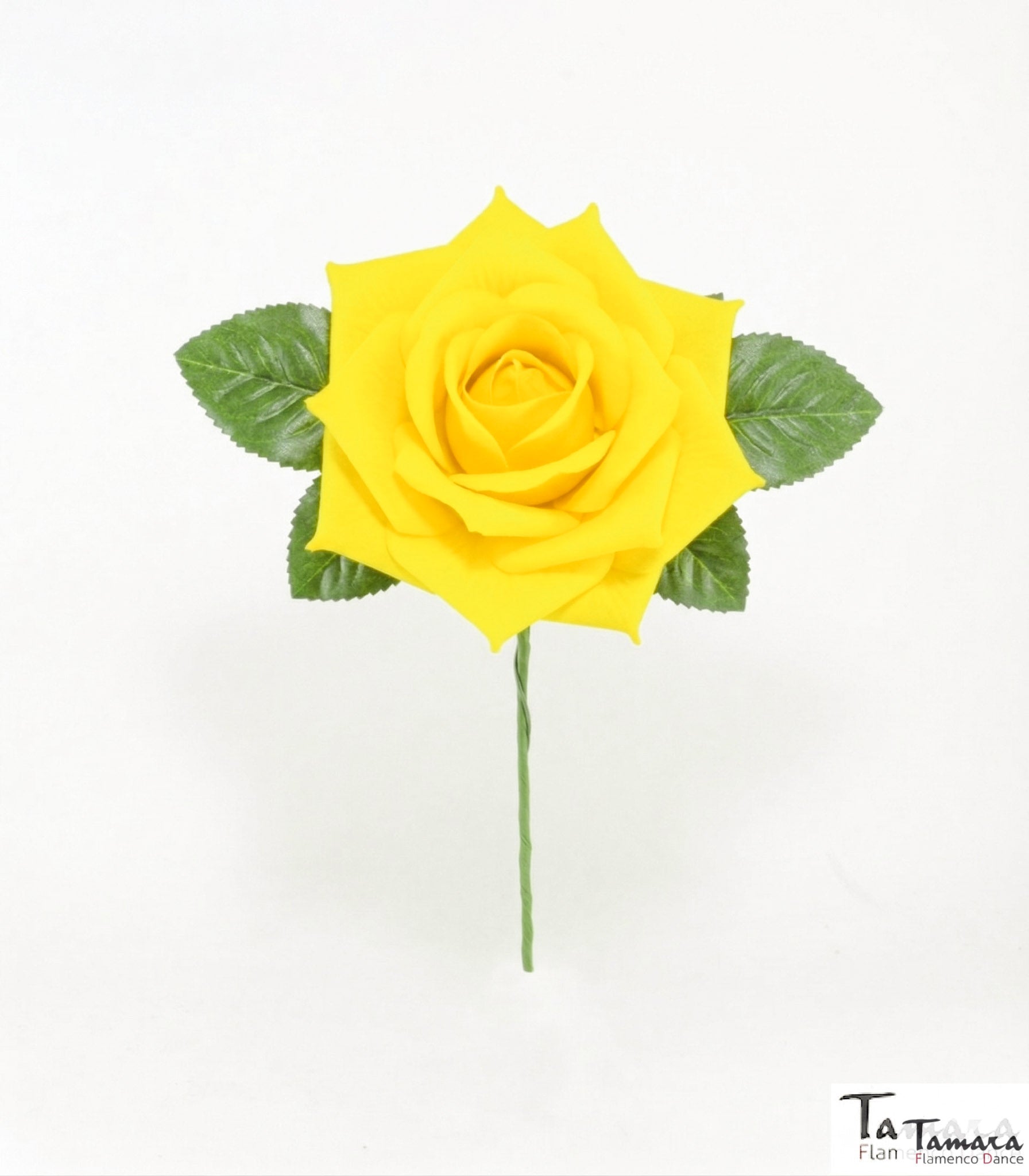 Flor Flamenca Linda - 10 cm Amarillo