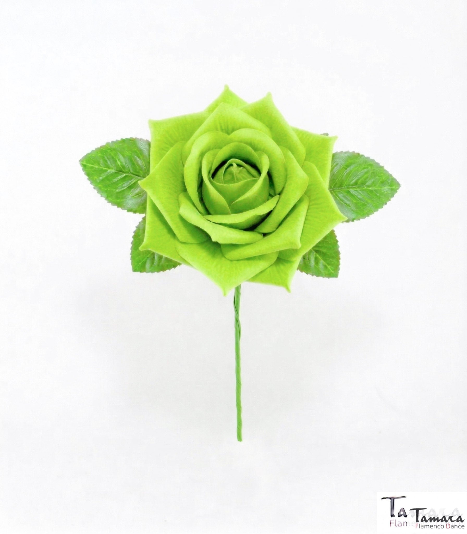 Flor Flamenca Linda - 10 cm Pistacho