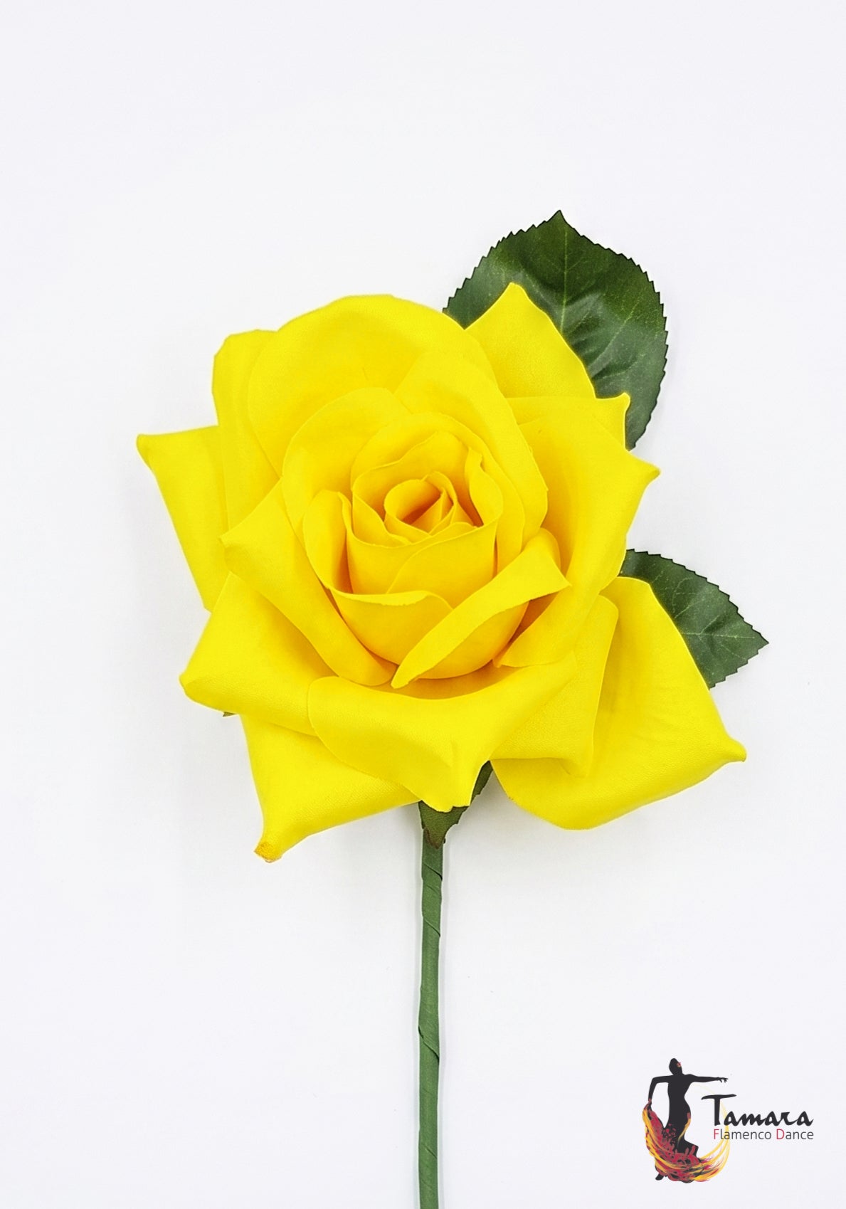 Flor Flamenca Malagueña - 10 cm Amarillo