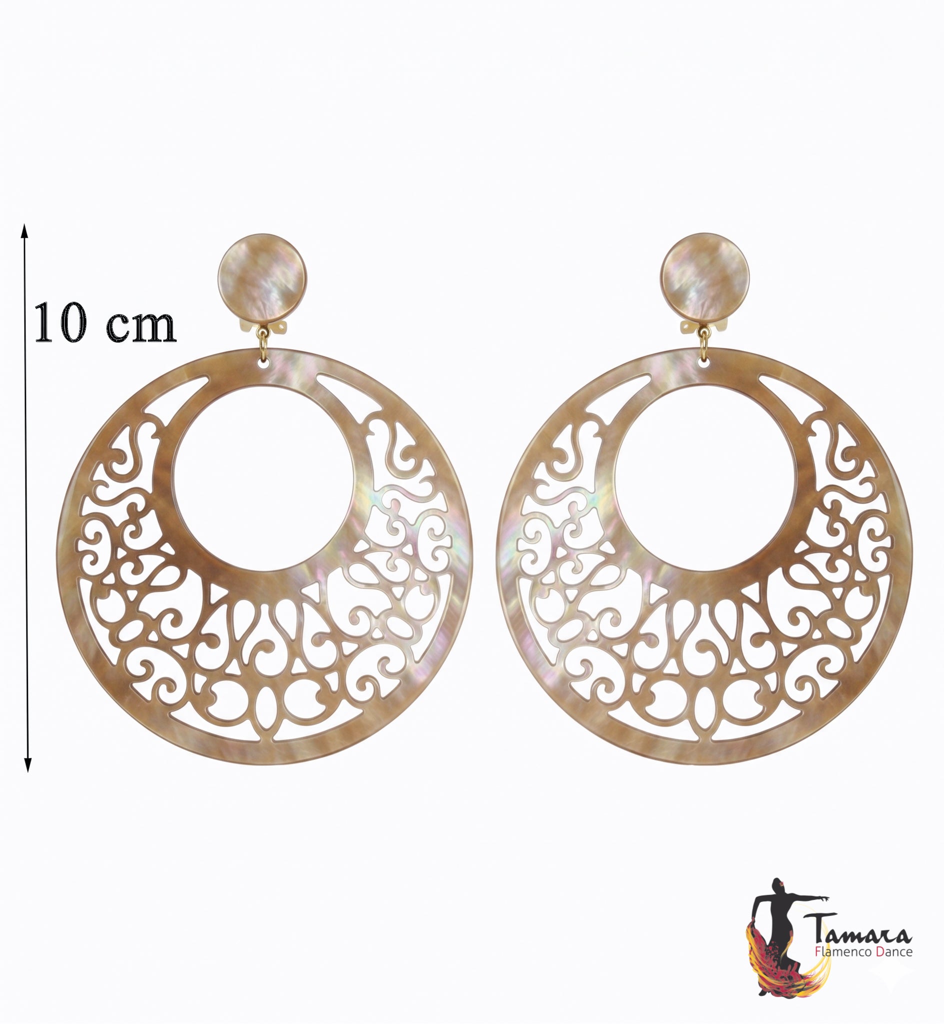 Pendientes 10 cm - Nacar Nacar Bison