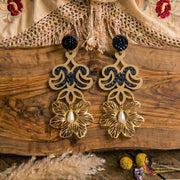 Pendiente Flamenca Artesanía - Savaje Negro
