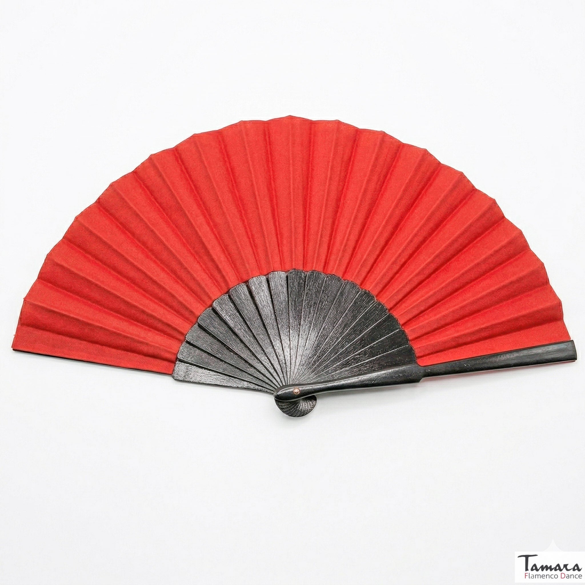 Abanico Pericón flamenco - 30.5 cm Bicolor Rojo