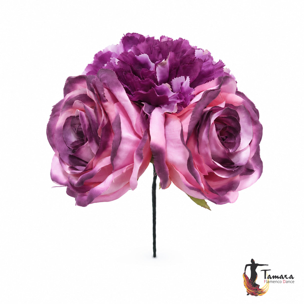 Ramillete flores flamenca - Diseño 18 Grande