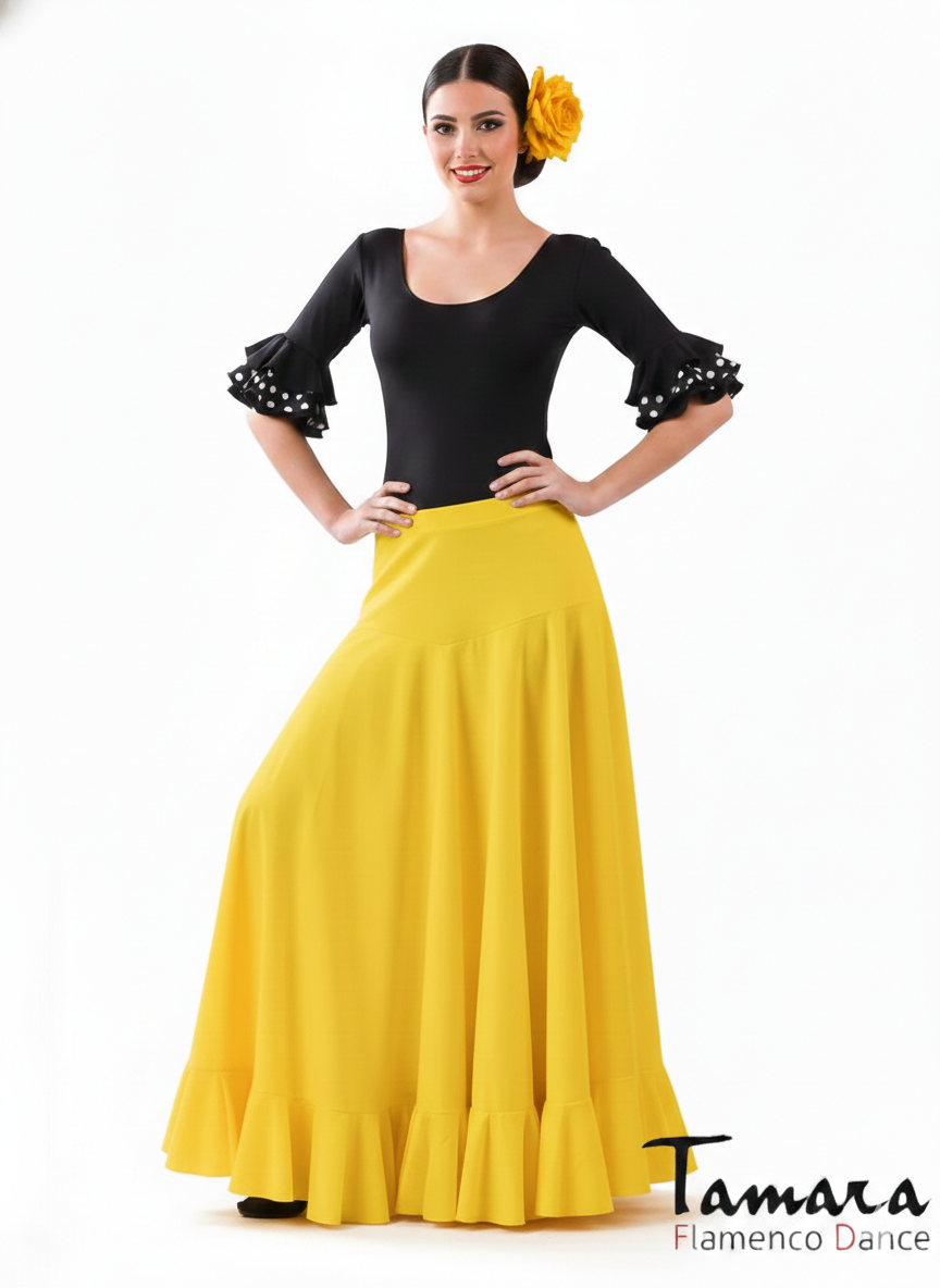 Falda flamenco Sevillana - Punto Amarillo