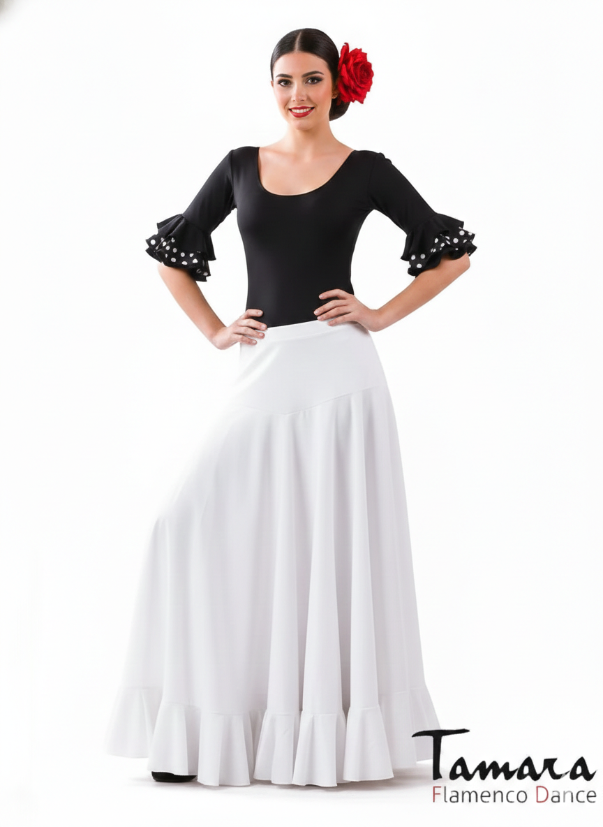 Falda flamenco Sevillana - Punto Blanco