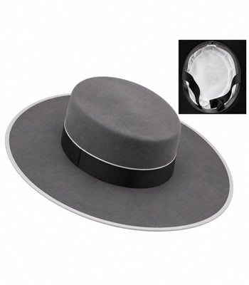 Sombrero Cordobés Alta calidad 180 gr Gris oscuro