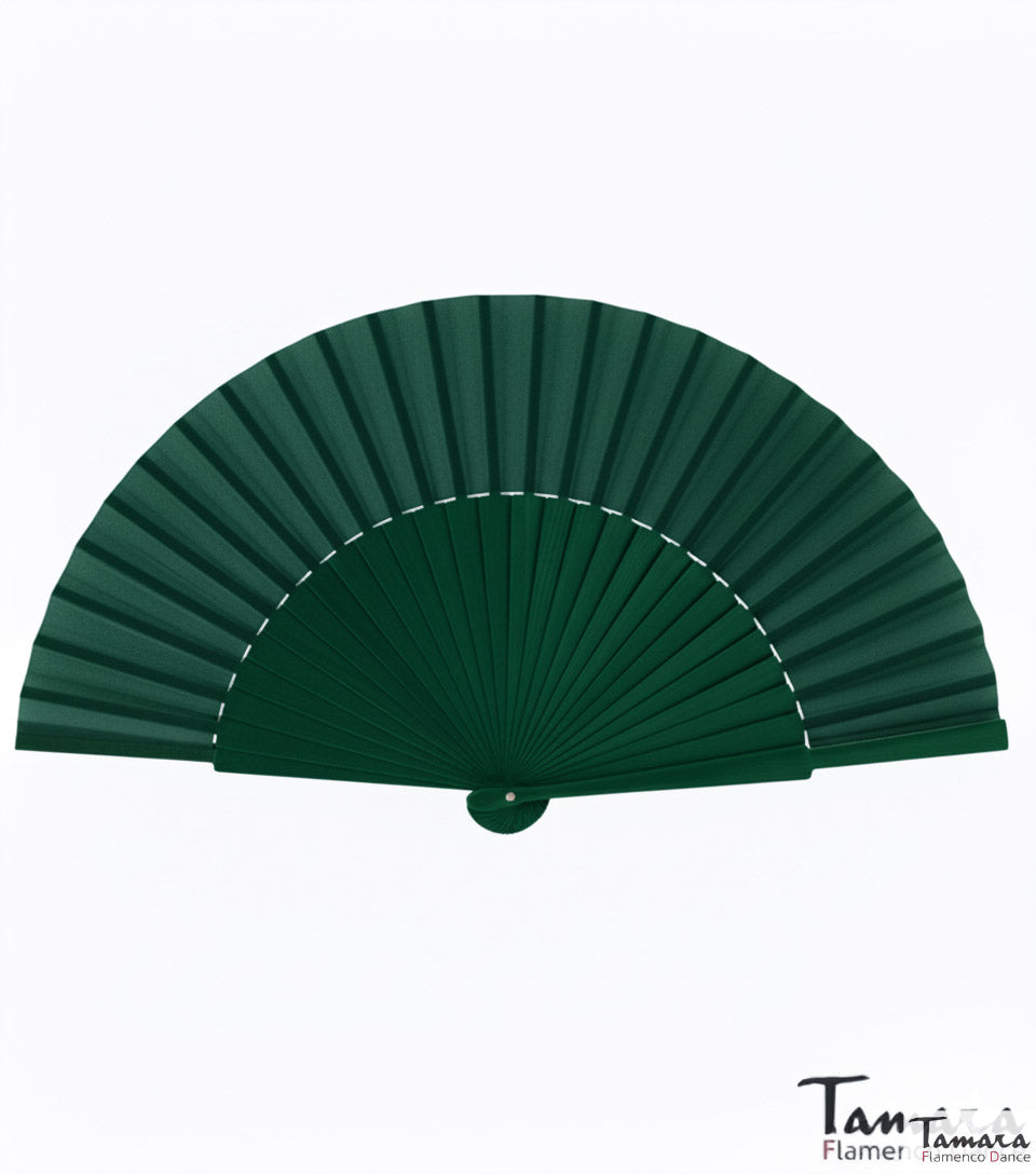 Abanico Medio Pericón (27 cm) Verde Botella
