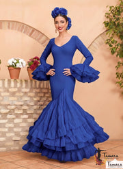 Traje de flamenca Verso Azulina Azulina