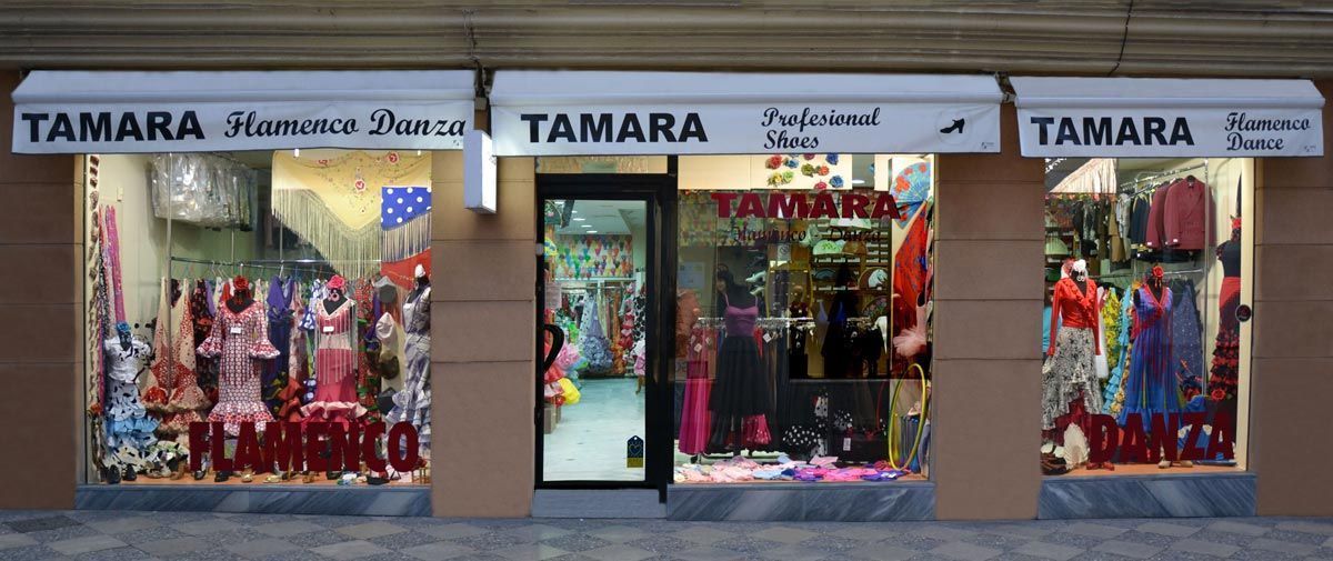 Fachada tienda flamenco en jerez