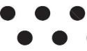White black polka dots